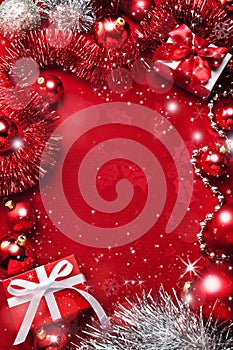 Red Christmas Background