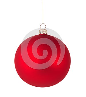 Red christmas ball