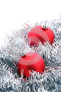 Red christmas ball