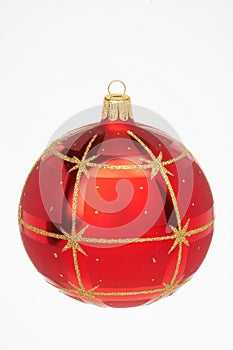 Red christmas ball