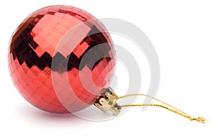 red christmas ball