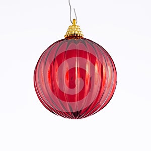 Red Christmas Ball Ornament