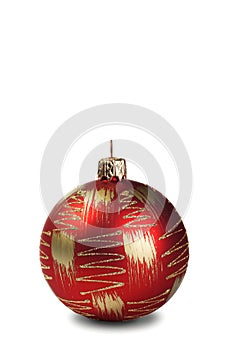 Red Christmas bauble