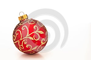 Red Christmas bauble