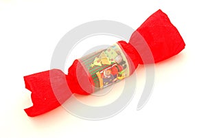 Red Christmas cracker