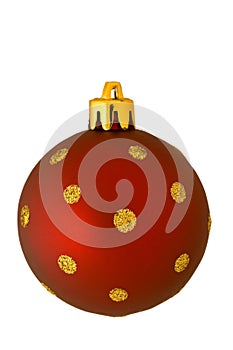 Red christmas ornament