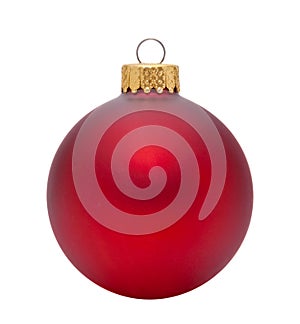 Red christmas ornament