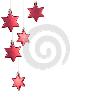 Red Christmas ornaments