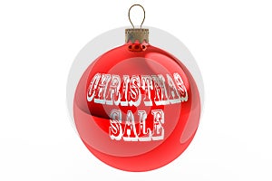 Red Christmas Sale Bauble