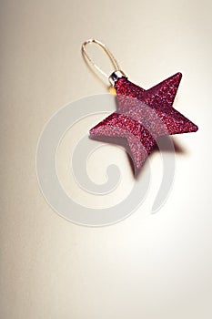 Red Christmas star