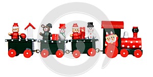 Red Christmas train