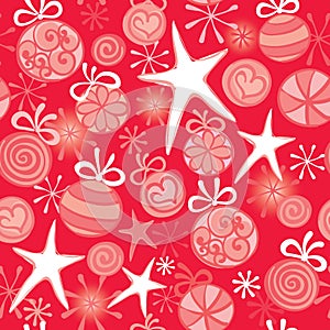 Red Christmas wrapping