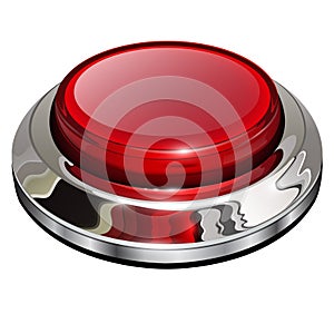 Red chrome button