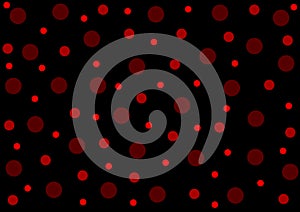 Red circles patter geometrical background wallpaper design