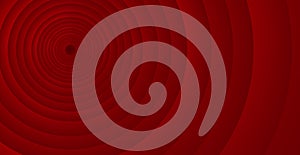 Red circular lines, abstract gradient background - Vector