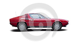 Red classic Alfa Romeo Montreal