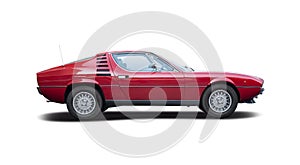 Red classic Alfa Romeo Montreal photo