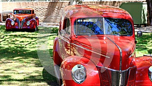 Red Classic cars