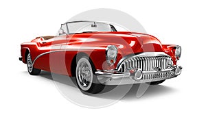 Red classic coupe car photo