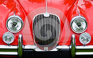 Red Classic Sports Car