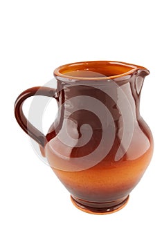 Red clay pitcher