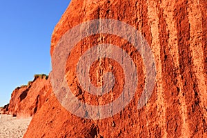 Red cliff in Cape Leveque in the Kimberley region Western Australia