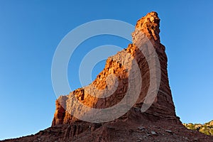 Red cliff at Caprock Canyon Texas