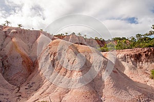 The Red Cliffs  in Arraial dâ€™Aujada, Bahia, Brazil