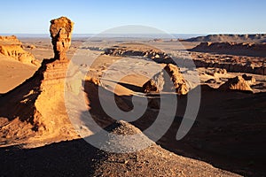 Red cliffs of Khermen Tsav canyon