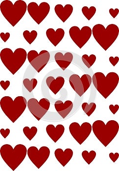 Red Clipart Heart vector