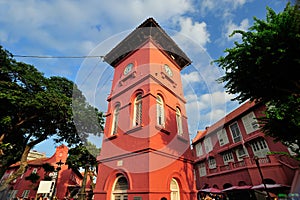 Red Clock Tower Malacca