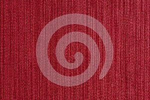 Red cloth background.