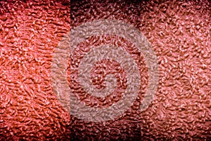 Red cloth background Abstract fabric texture, empty template.