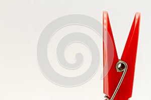 Red clothes pin