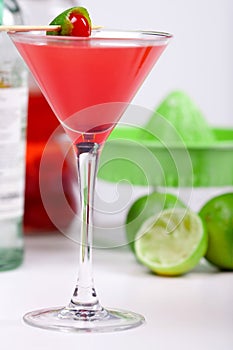 Red cocktail