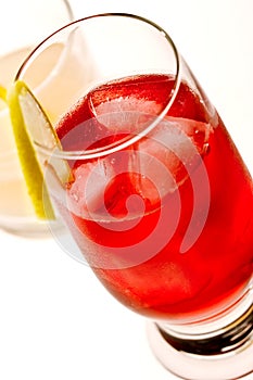 Red cocktail