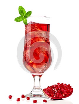 Red cocktail