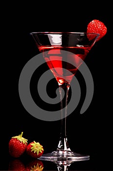 Red cocktail