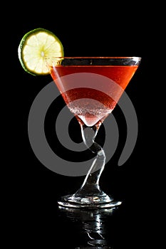 Red cocktail