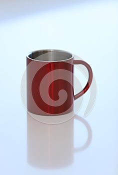 Red coffee expresso cup