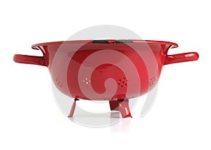 Red colander