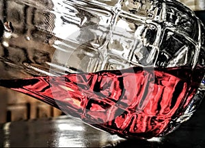 Red colddrink in jug