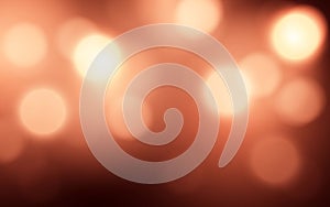 Red color bokeh soft light abstract background, Vector eps 10 illustration bokeh particles