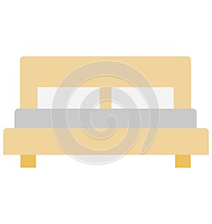 Red Color Isolated Vector Icon which can easily modify or edit