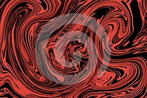 Red color liquid paint background