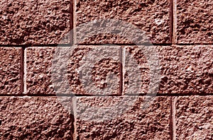 Red color stylized wall pattern.