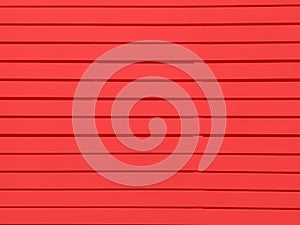Red color texture pattern abstract background and have copy space for text.Texture of shutter door for background.