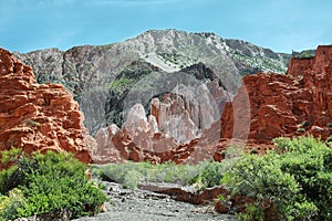 Red-Colored mountains near Uquia