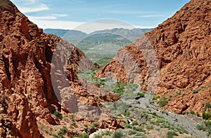 Red-Colored mountains near Uquia