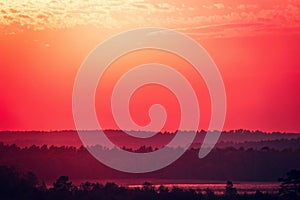 Red Colorful Gradient Background with Noise Texture Effects